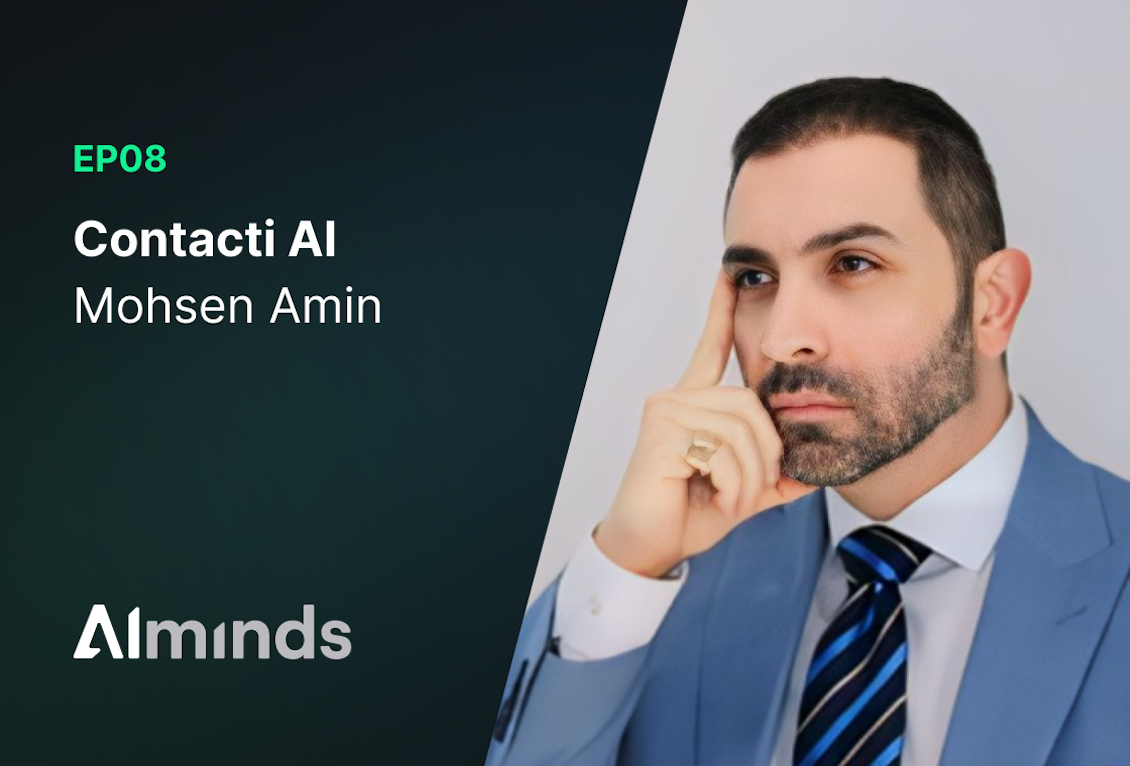 AIMinds #008 | Mohsen Amin, Founder & CEO at Contacti AI