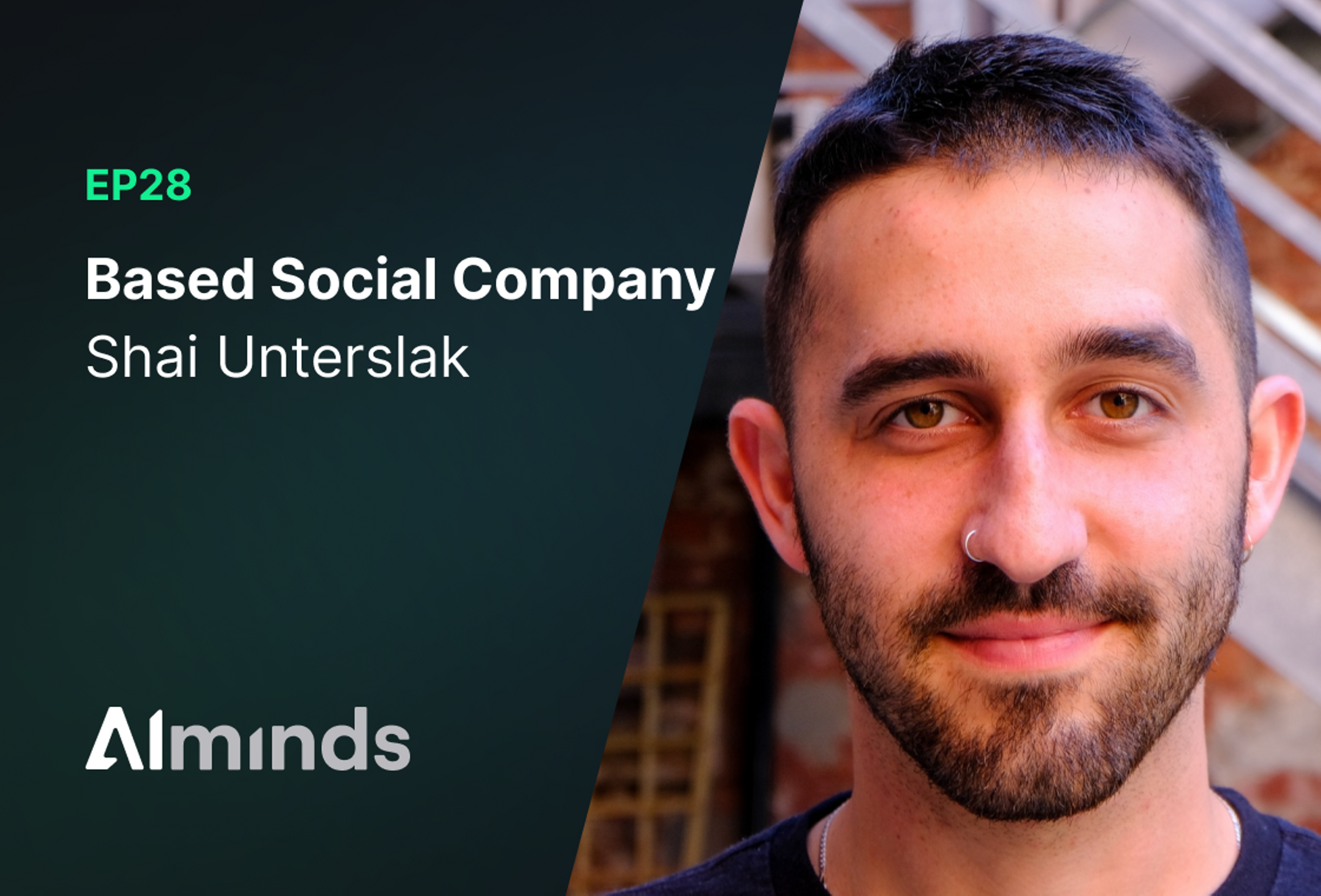 AIMinds #028 | Shai Unterslak, Co-Founder at Based Social Company